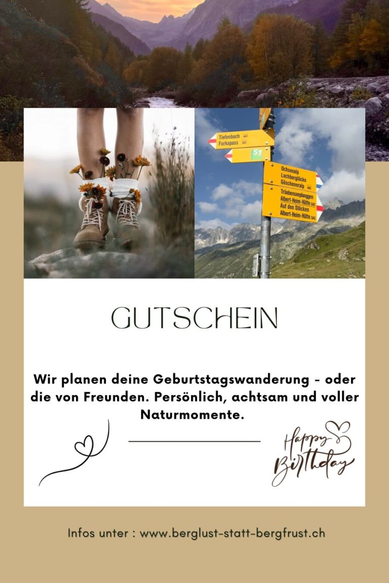 Geburtstagswanderung - persönlich & unvergesslich