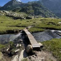 Impressionen von früheren Touren Höhenangst, Akrophobie, Val Maighels, Graubünden