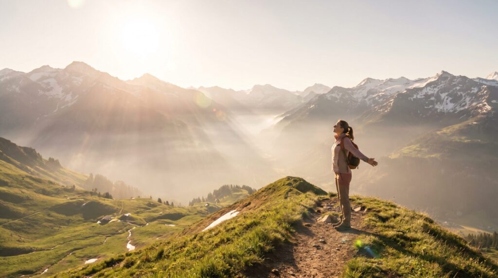 Gemütliches Wandern stärkt Geist und Psyche