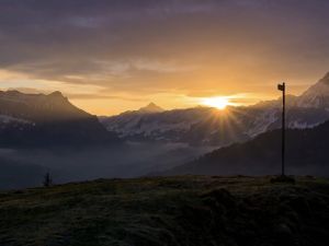 Sonnenaufgang am Turner - Erlebniswanderung Schweiz